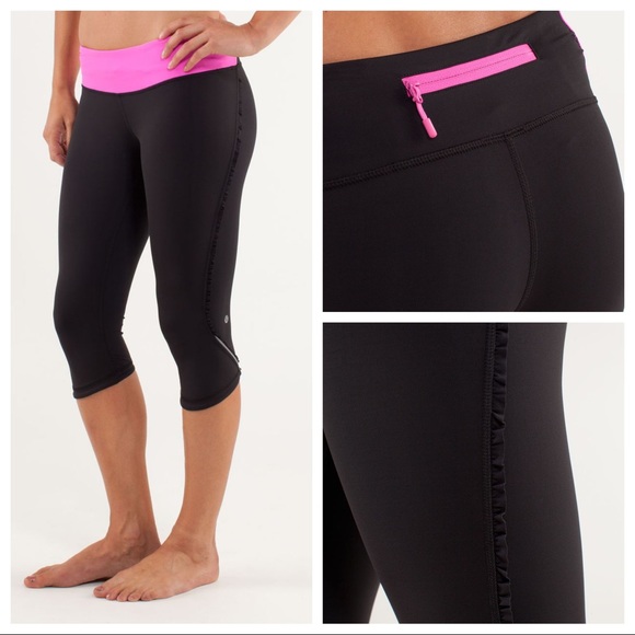 Lululemon Run: Fast And Free Crop Like New